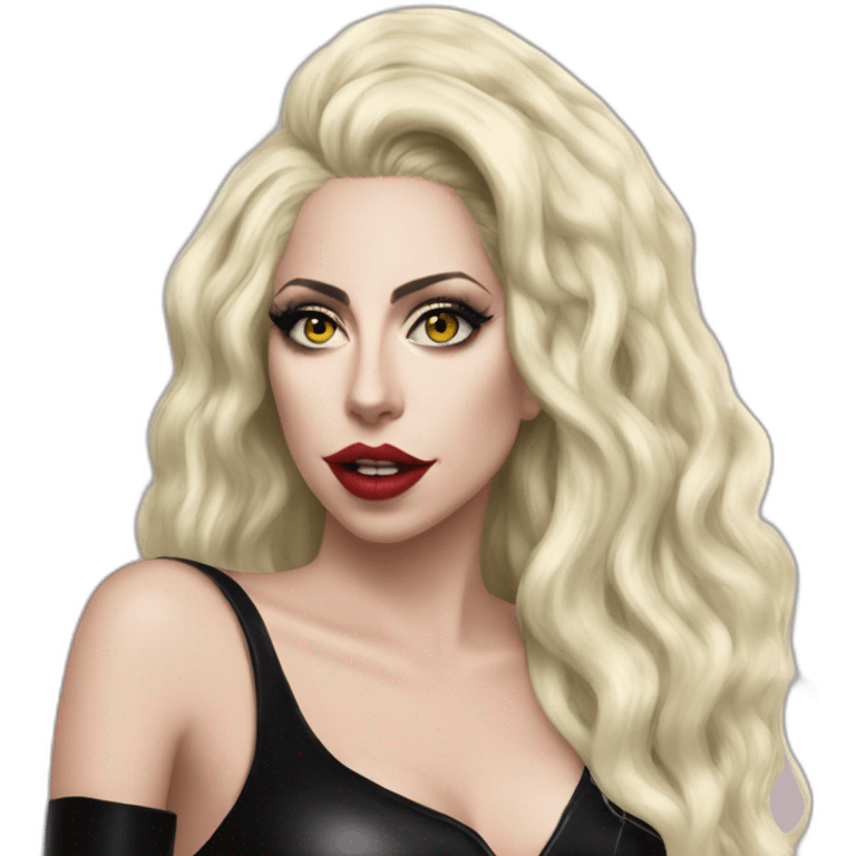 Lady gaga Harley Queen cheveux blond emoji