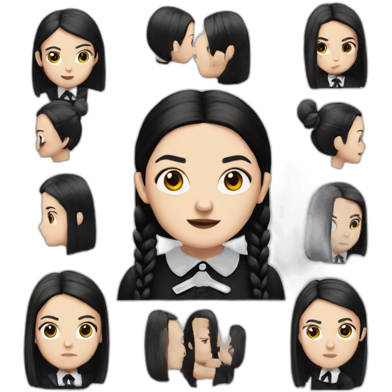 Wednesday Addams emoji