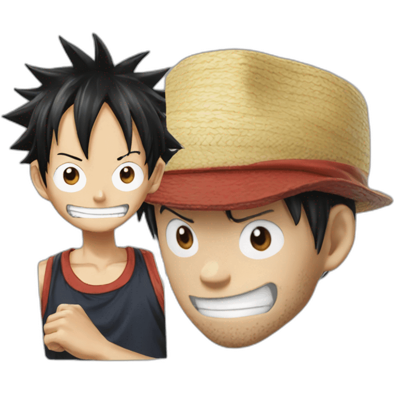 face of luffy emoji