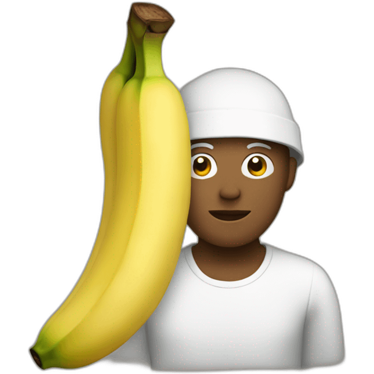 person with a banana on the head emoji