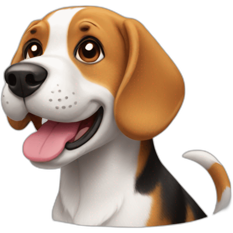 beagle happy emoji