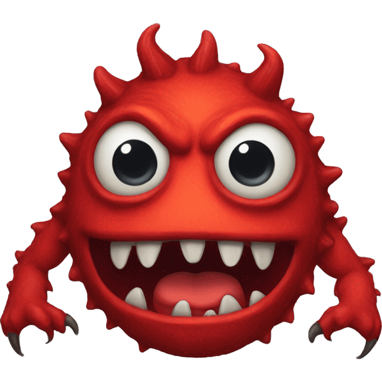 red monster emoji