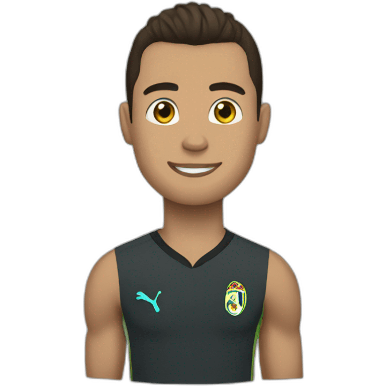 ronaldo doing siuu emoji