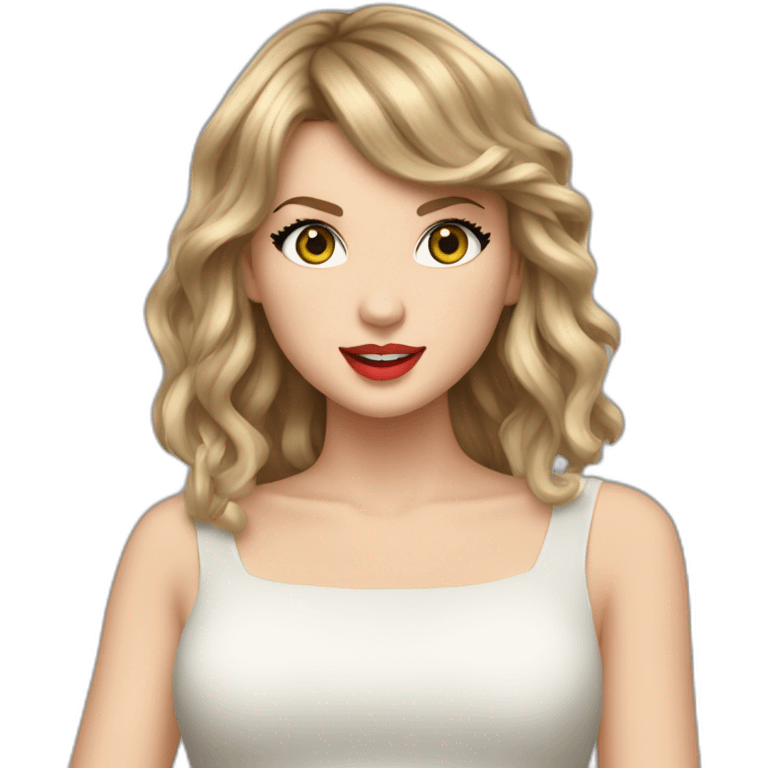 taylor swift dando oi emoji