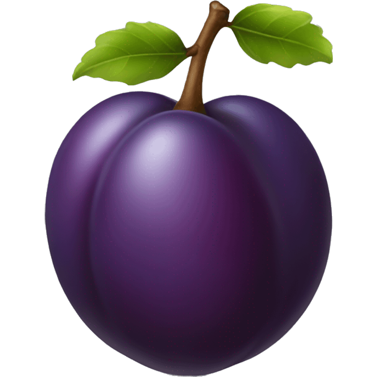 plum fruit emoji