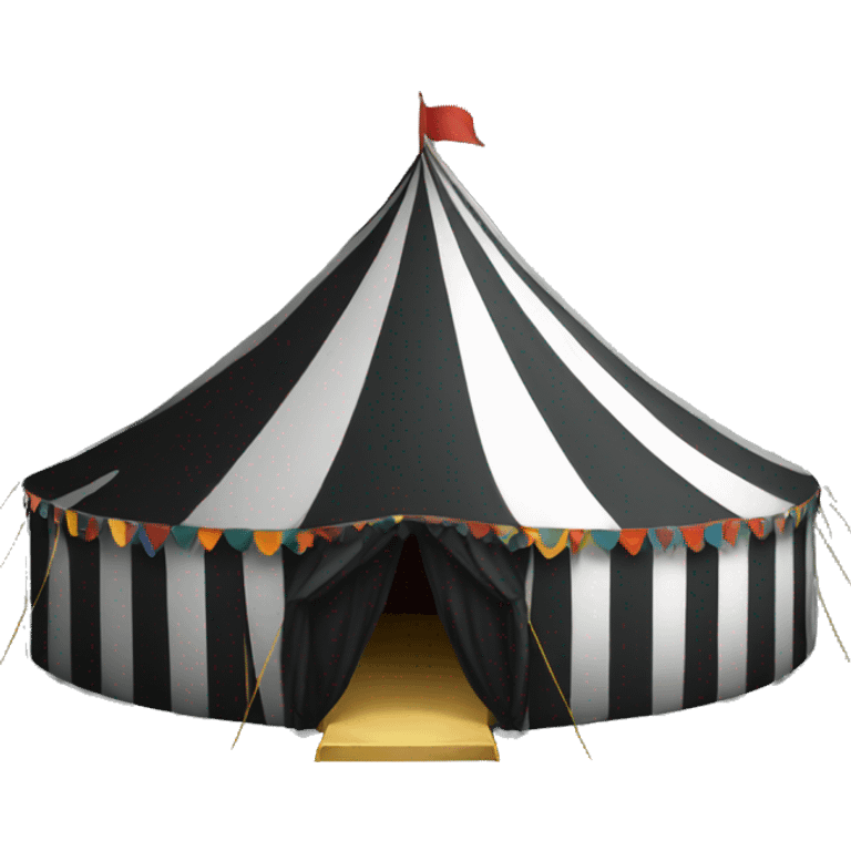 BLACK CIRCUS TENT emoji