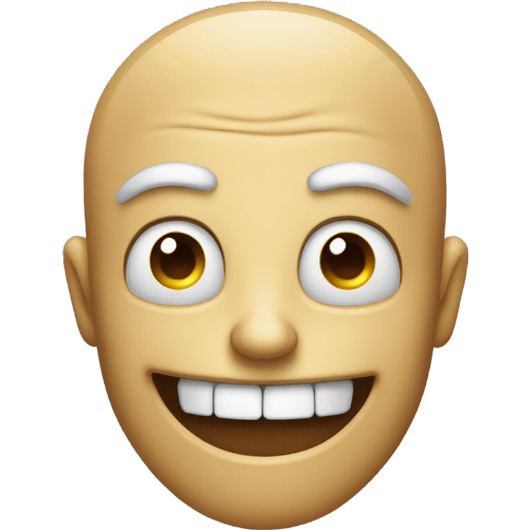 Evil emoji with smug grin emoji