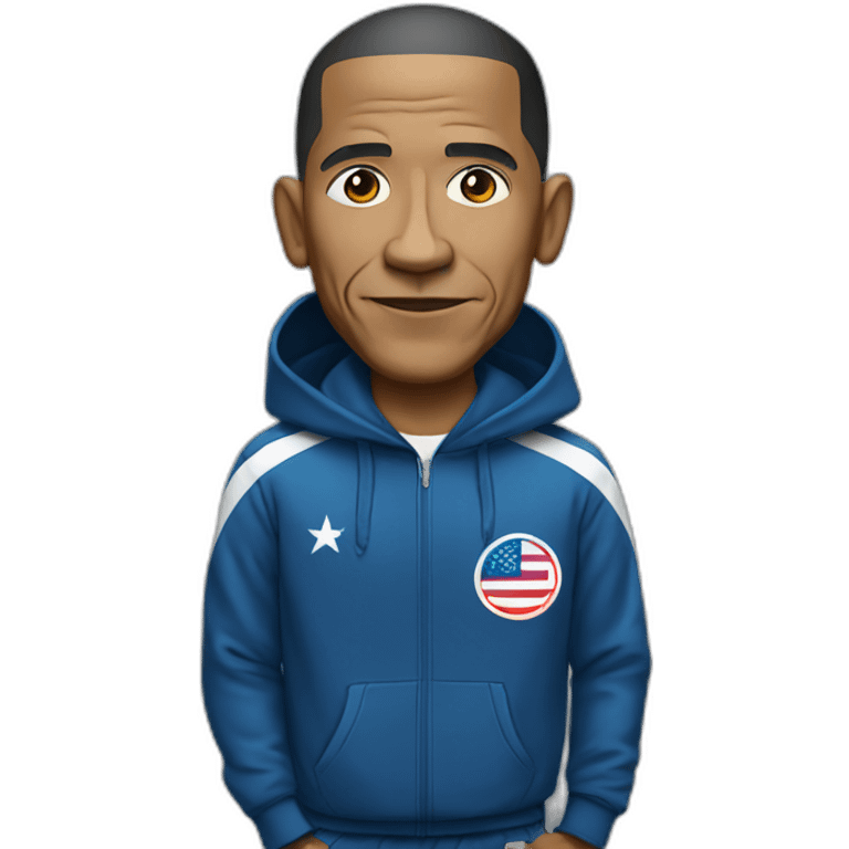 obama in a tracksuit emoji