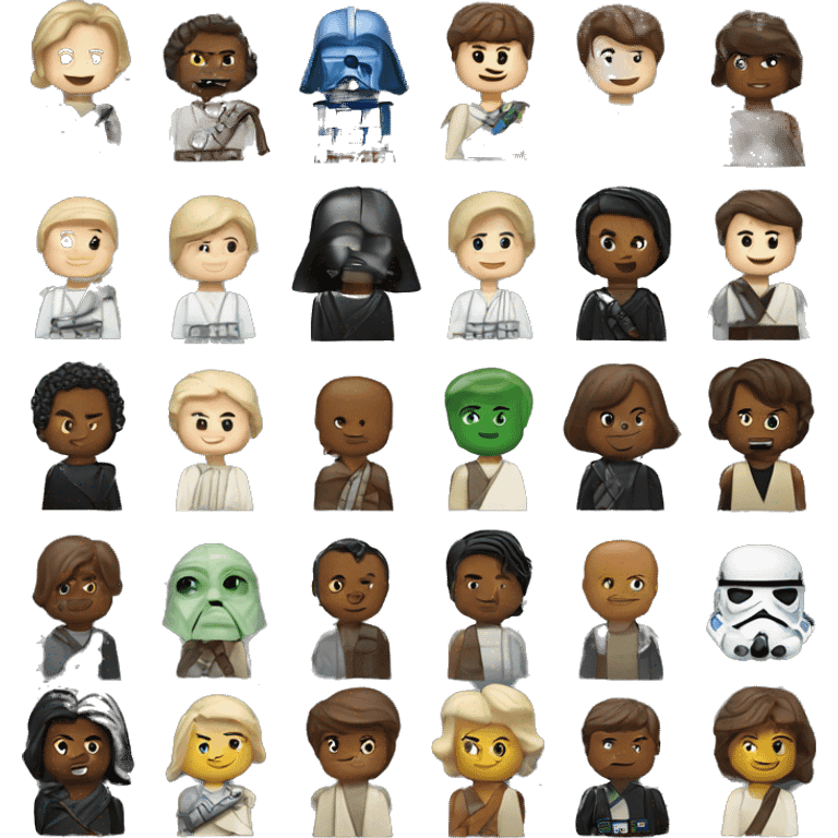 Star Wars legos  emoji