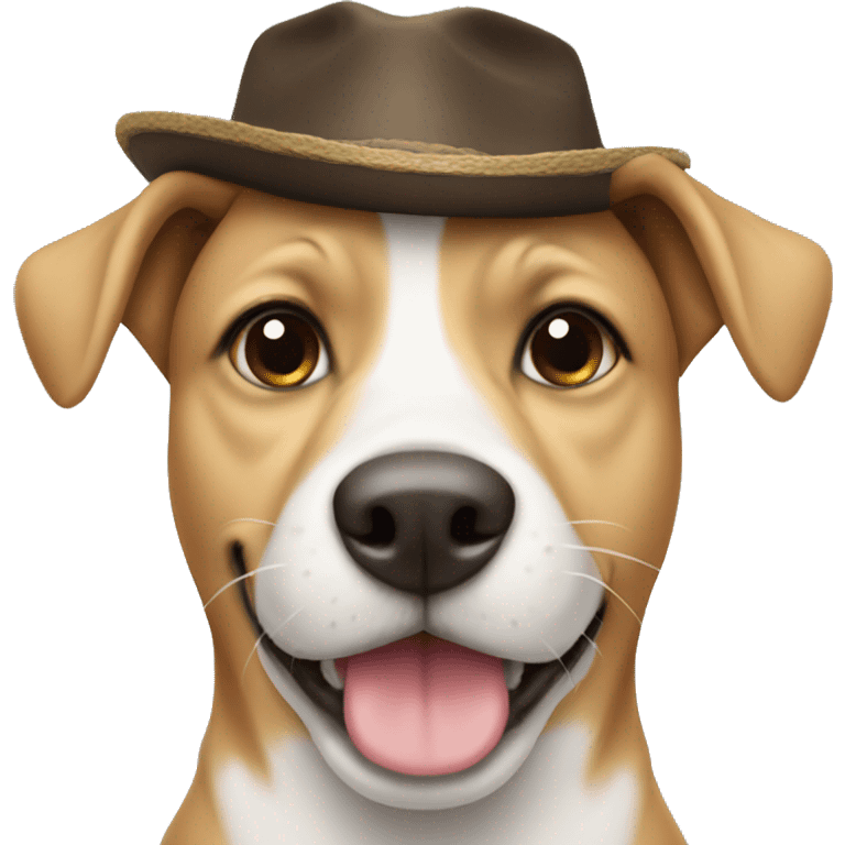 Dog with a hat  emoji