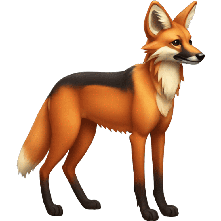 maned wolf emoji