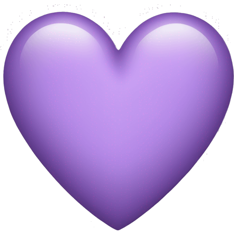 light purple heart  emoji