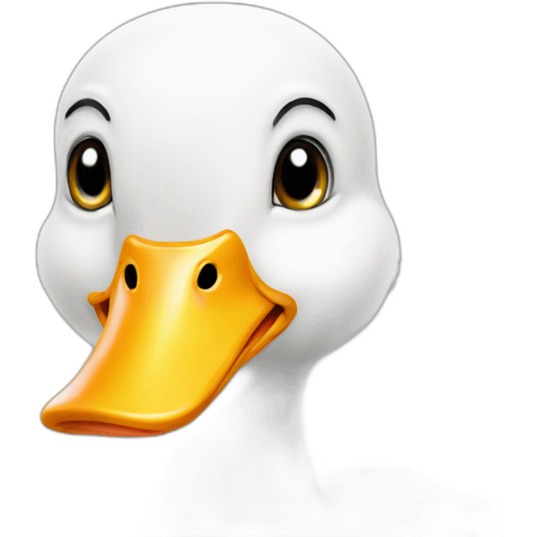 white duck emoji