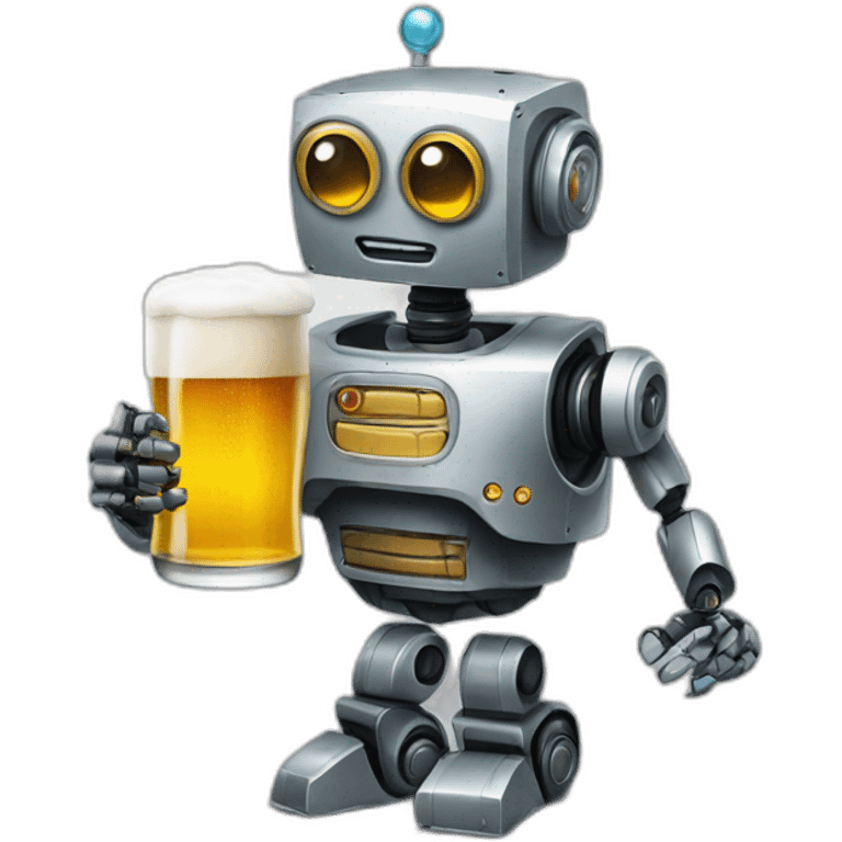 robot-with-beer emoji