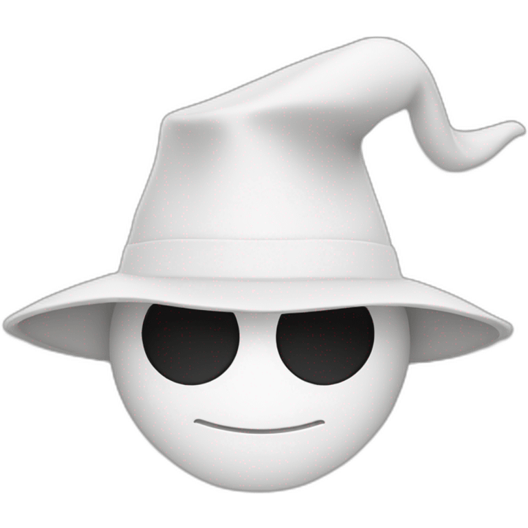 A Stickman with a white hat  emoji