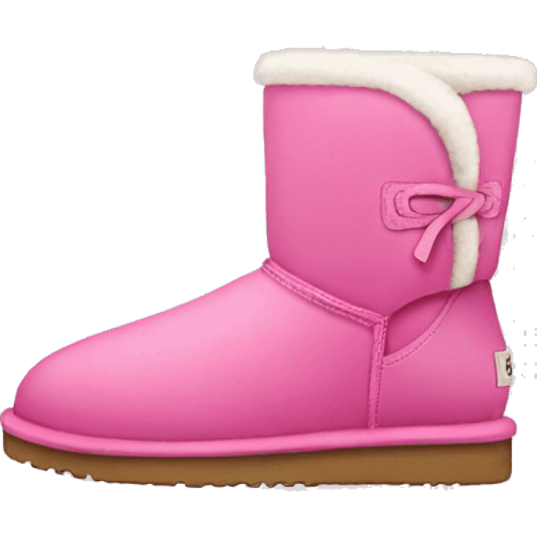 Pink ugg  emoji