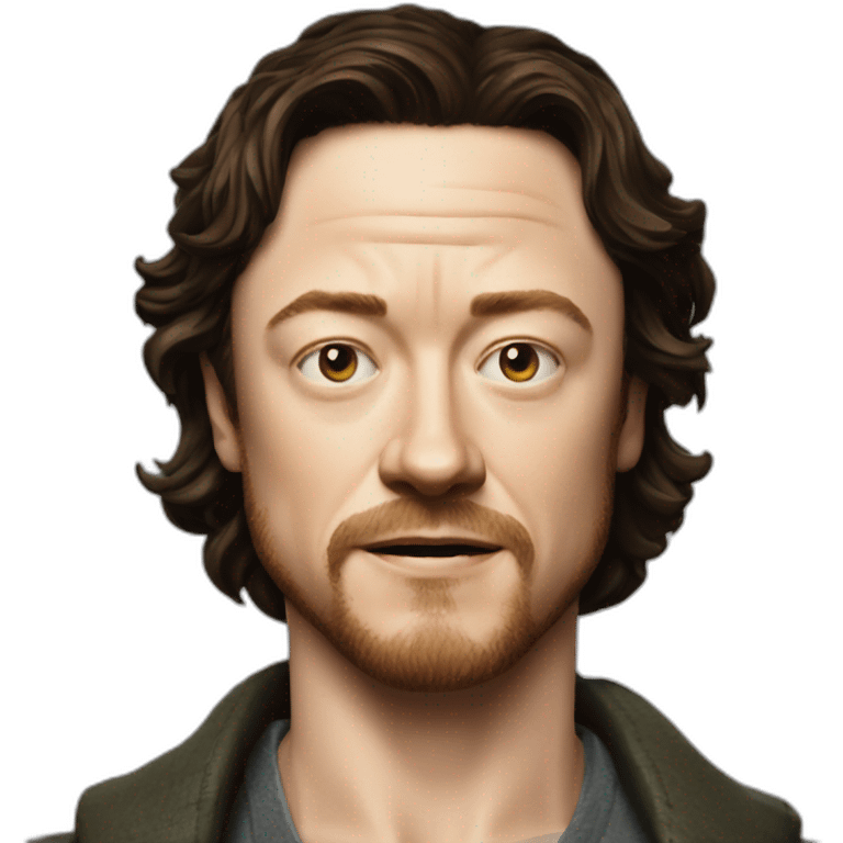 james mcavoy real emoji