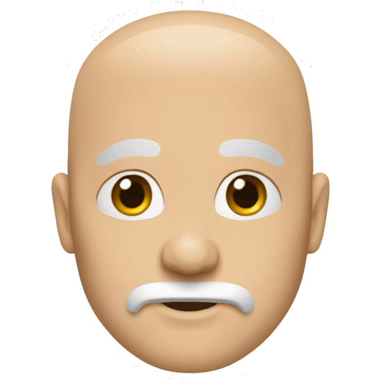 bald white goatee emoji