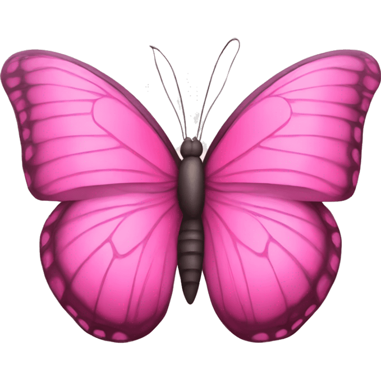 Butterfly pink emoji