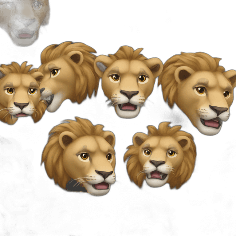 The Lions NFL emoji