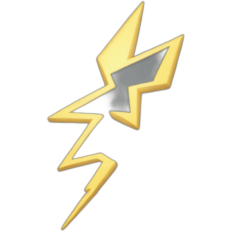 Lightning emoji