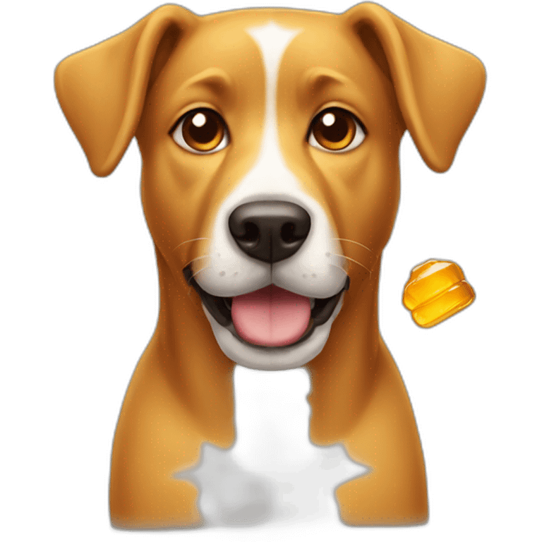 dog with honey emoji