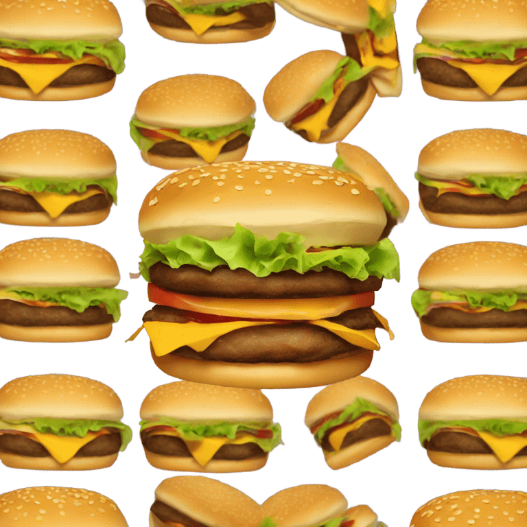 Double cheeseburger emoji