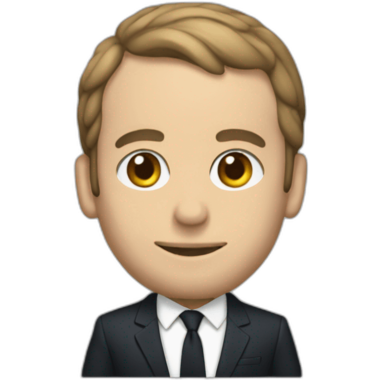 macron en string emoji