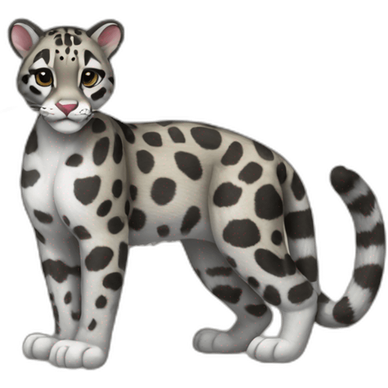 Clouded Leopard Full Body emoji