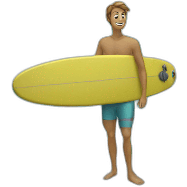 Planche surf emoji