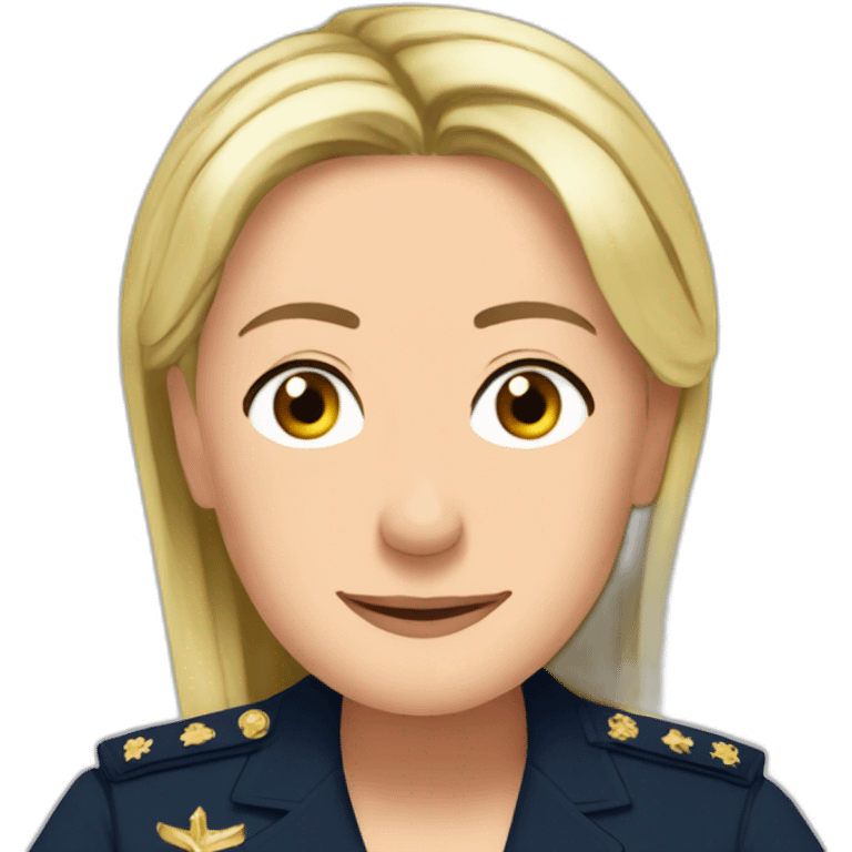 Marine le pen who love Arabic  emoji