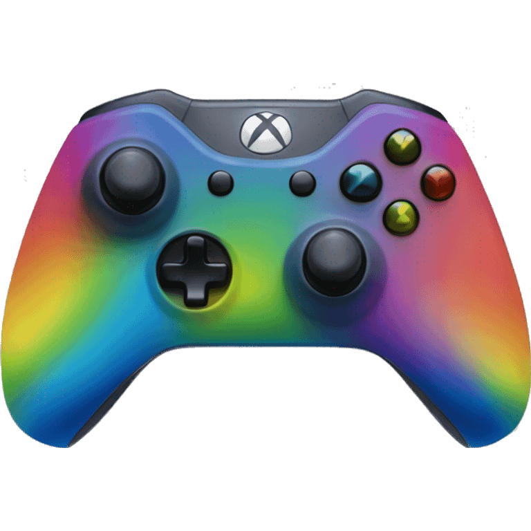 make me a rainbow xbox controller emoji