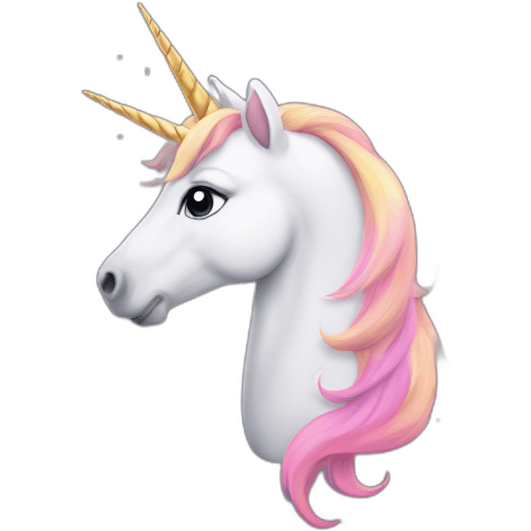 Unicorn-with-stars emoji