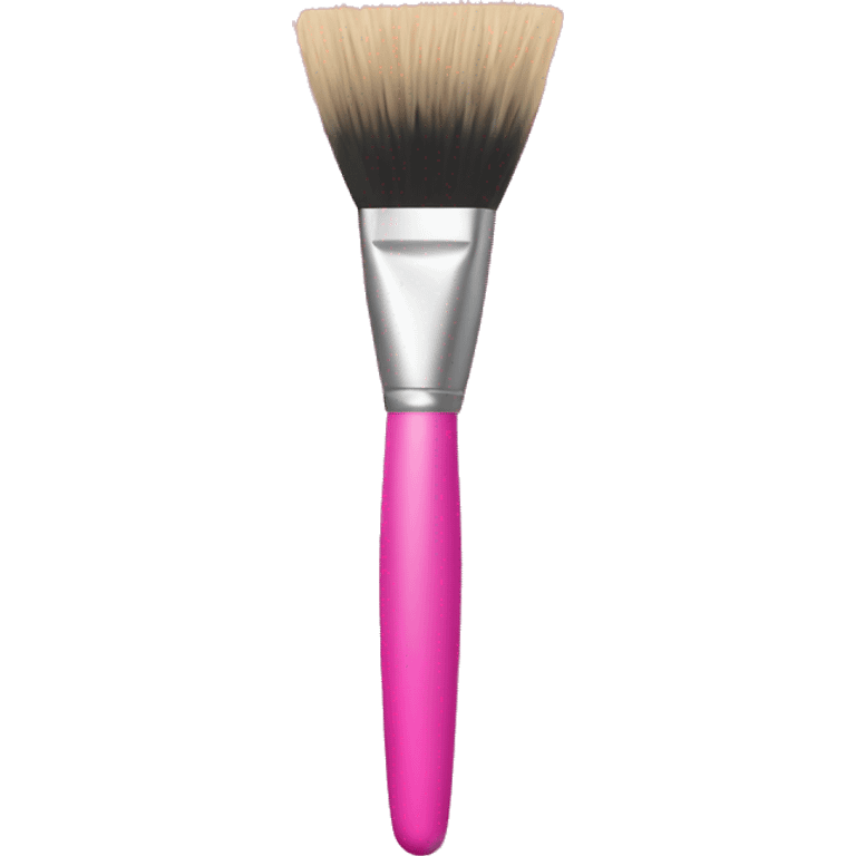 Pink brush emoji