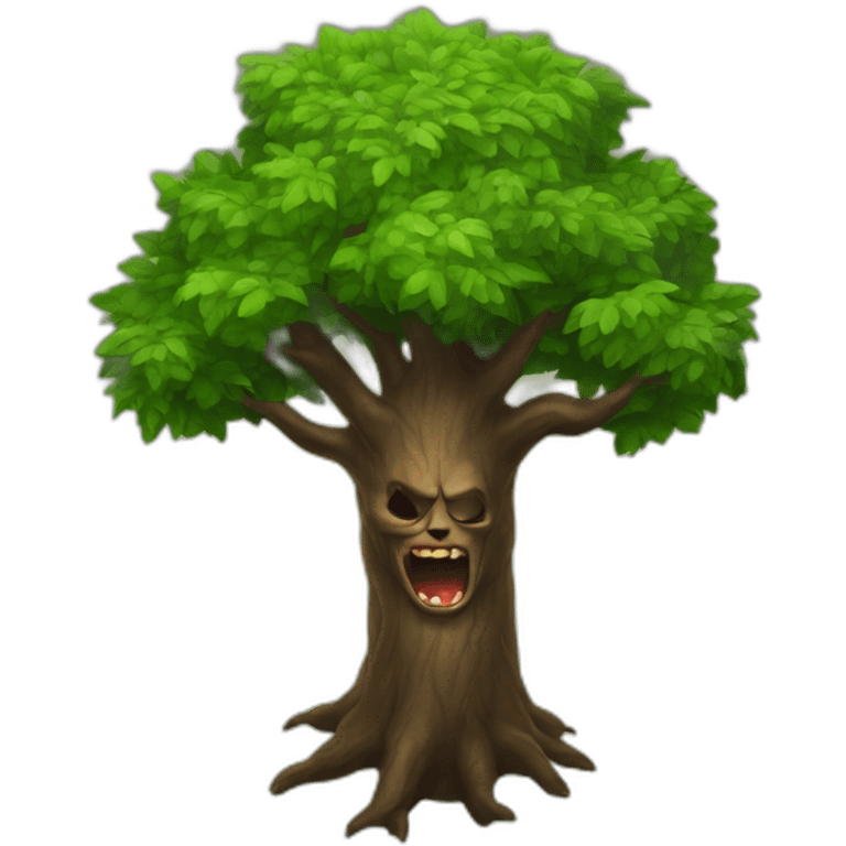 Tree of devil emoji