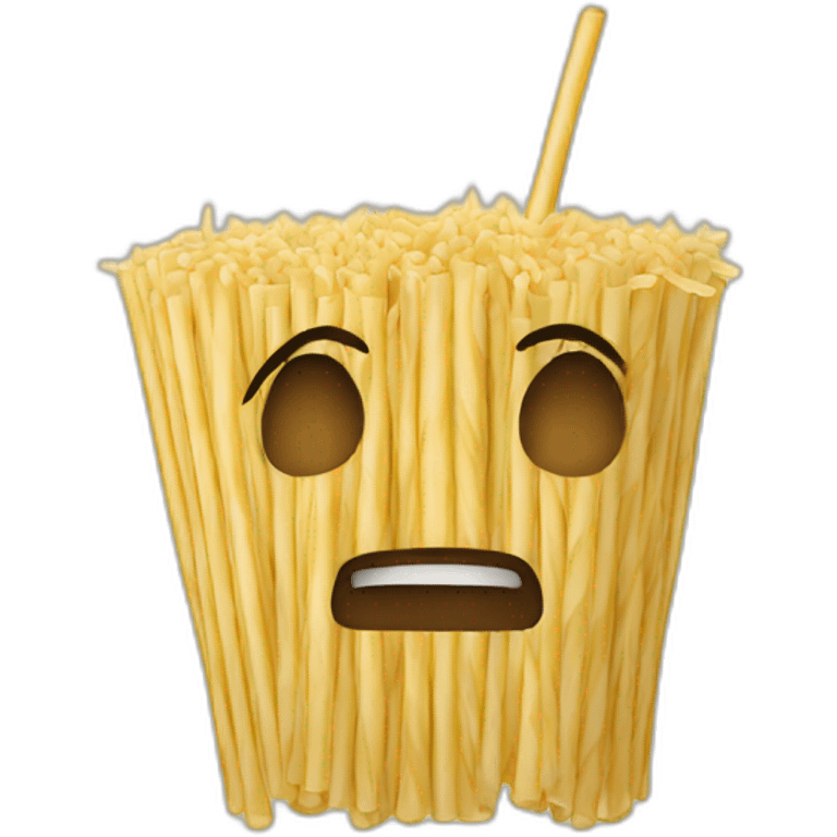 straw emoji