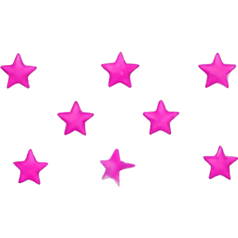 pink stars emoji