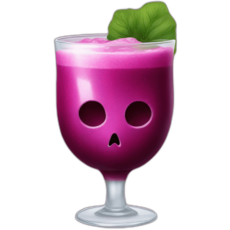 Voldemort drink beet emoji