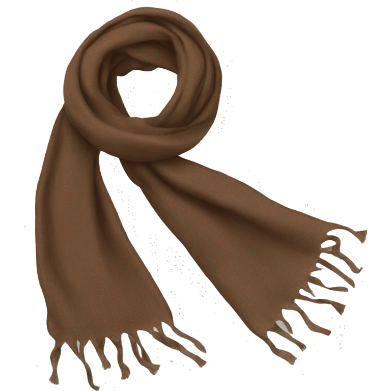 Scarf brown  emoji