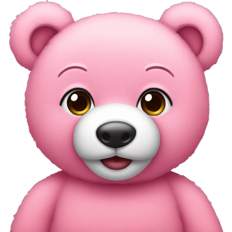 pink teddy bear emoji