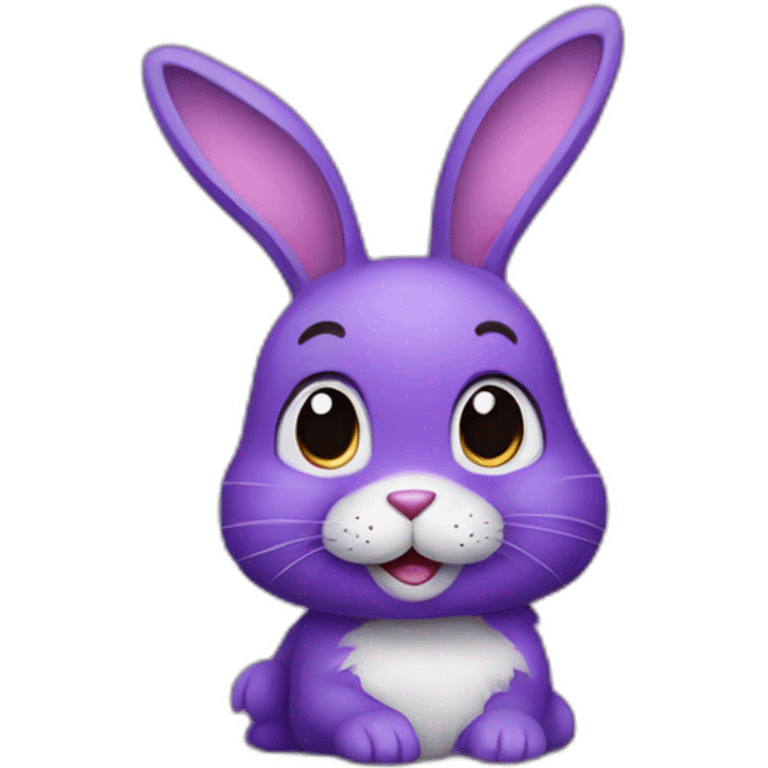 purple bunny emoji