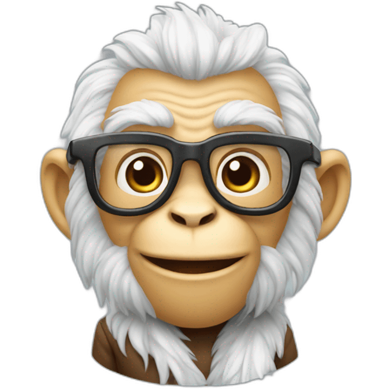 monkey professor in saint moritz emoji