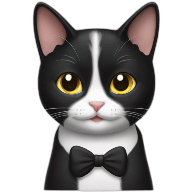 Tuxedo cat thumbs up emoji