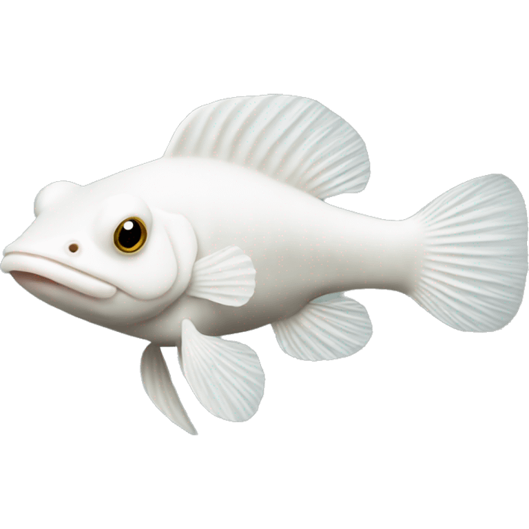 White pleco fish emoji