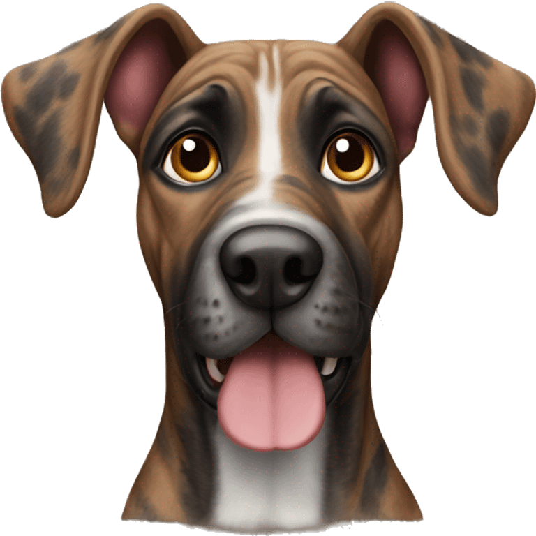 Brindle hound  emoji