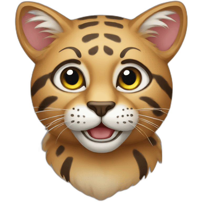 Wild cat emoji