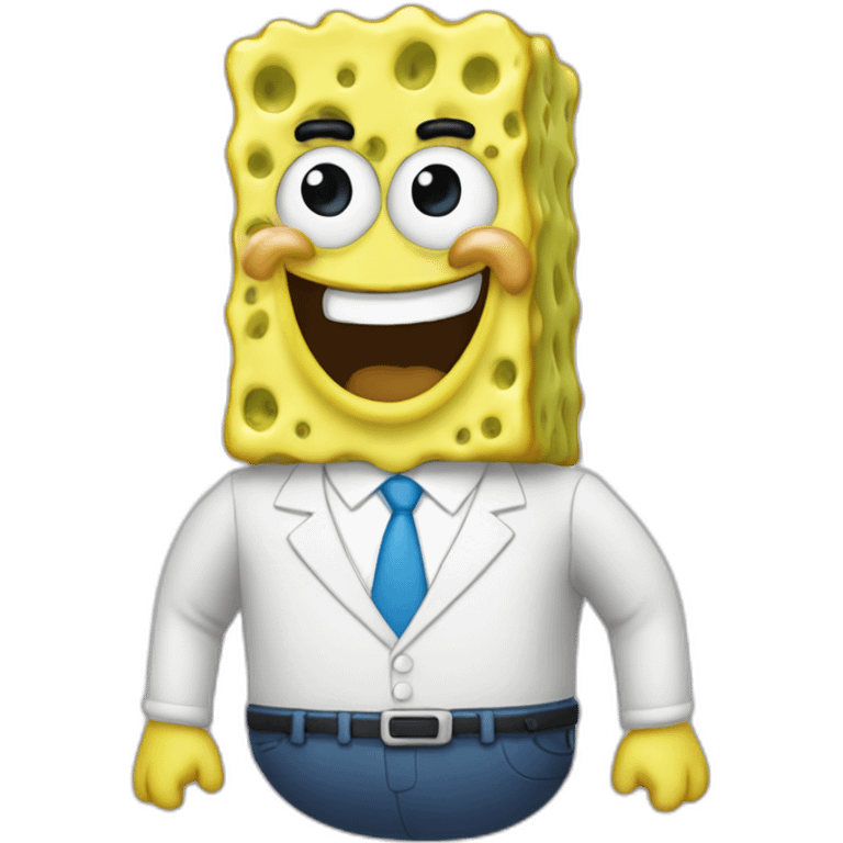 Sponge Bob as product manager emoji