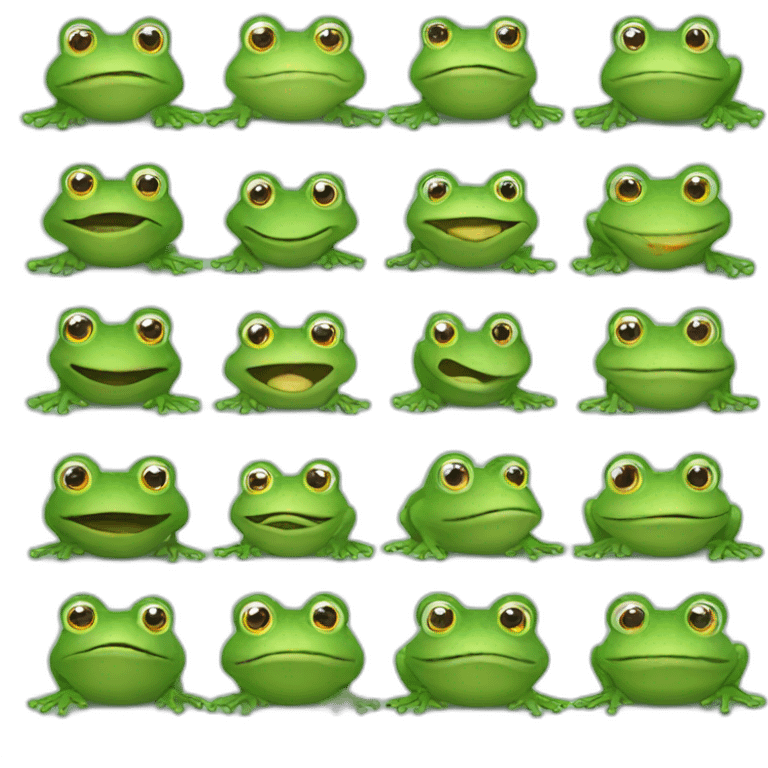 Frogs emoji