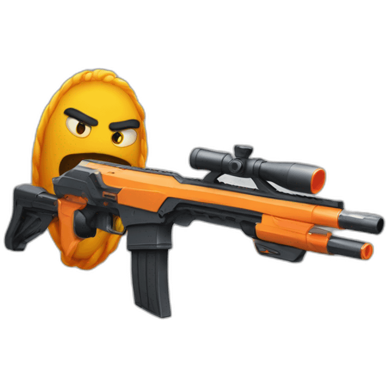 Ninga avec un nerf emoji