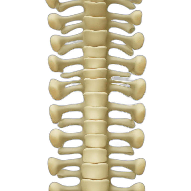 Vertebral spine emoji